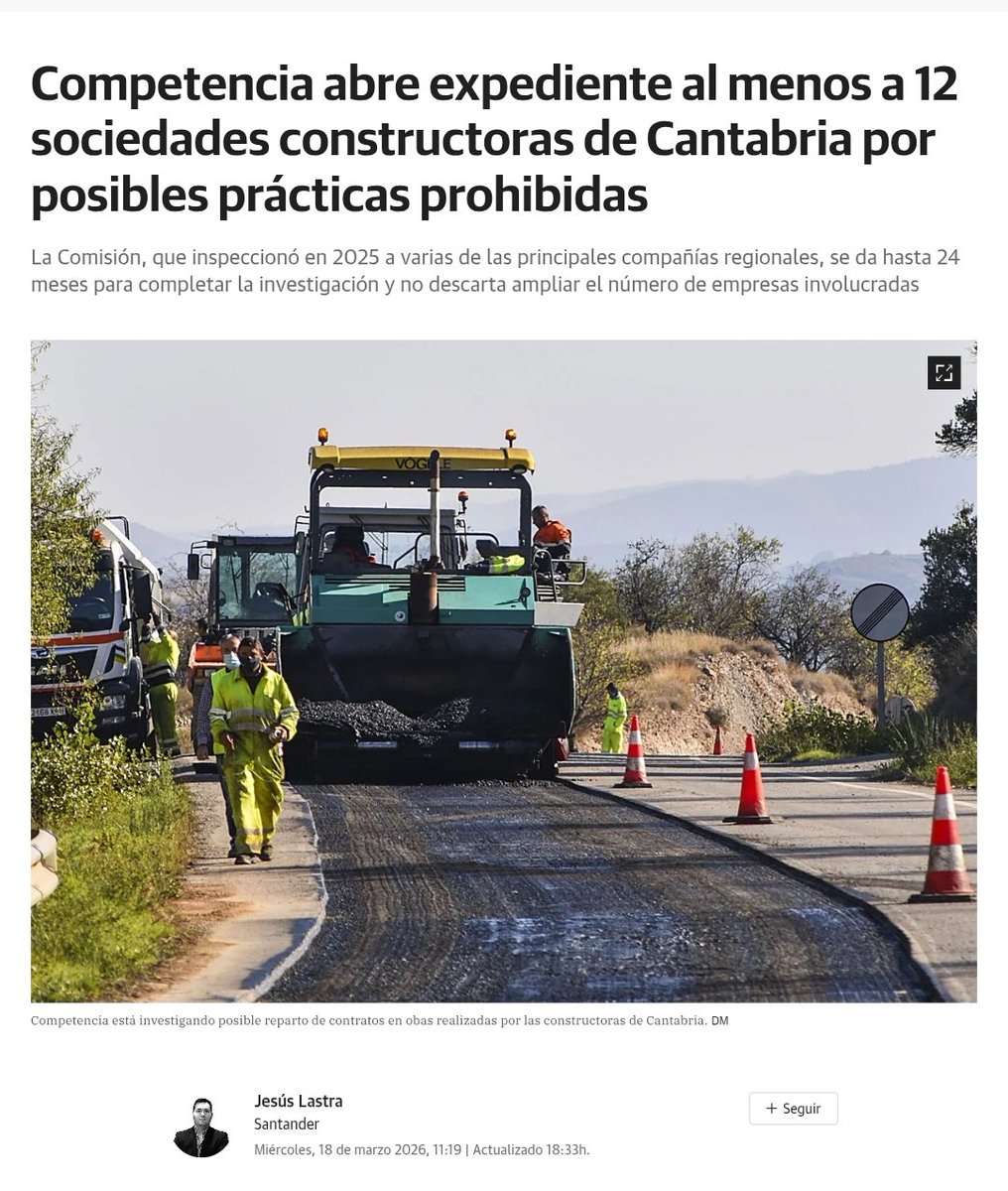 _CNSV_'s tweet photo. El cártel del asfalto tuvo menores multas que beneficios, del caso Obras Públicas salieron impunes los corruptores. Advertimos que seguiría pasando, porque no son "fallos del sistema", es el régimen que impera en Calabria desde 1937, en el que manda una mafia.
#CantabriaParaVivir https://t.co/0LVaKJ4y50