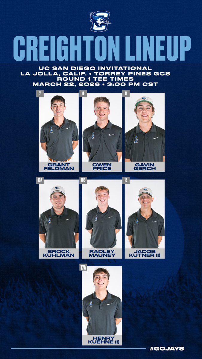 Creighton Men's Golf tweet media