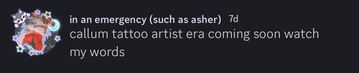 asher is monumental as HELL !!! ✶ ⋆.˚ tweet media