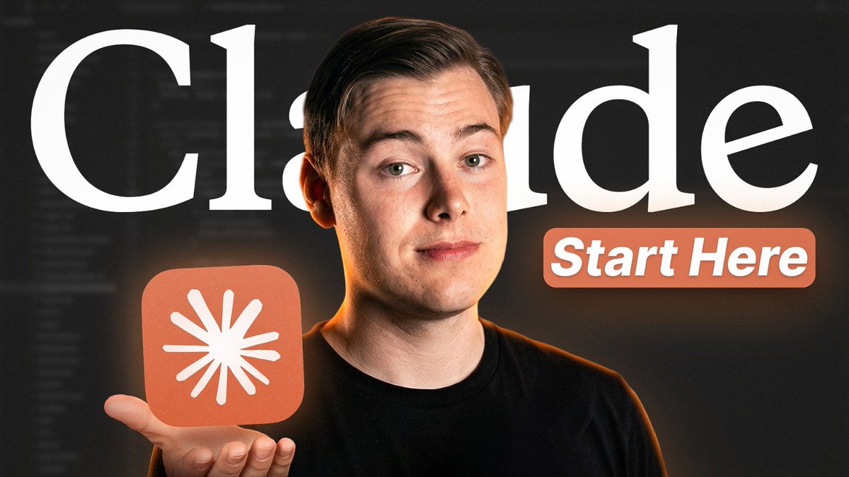 milesdeutscher's tweet photo. Claude is the most powerful AI tool available right now.

The problem is almost nobody is actually using it correctly.

My ultimate Claude beginner's guide is everything I wish I had when I started.

Master Claude in <25 minutes.

Watch here 👉 https://t.co/2Yss2tGjuF https://t.co/GR0PR8uwWe