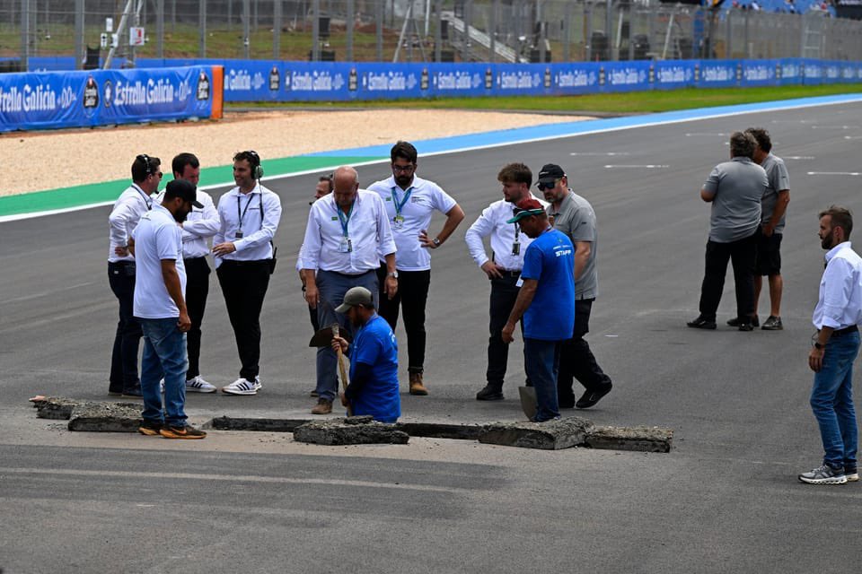 all this f1 vs endurance racing discourse meanwhile the motogp subplot is a giant sinkhole in the circuit. they can’t race tomorrow until they fix the giant hole. there’s someone standing in it.