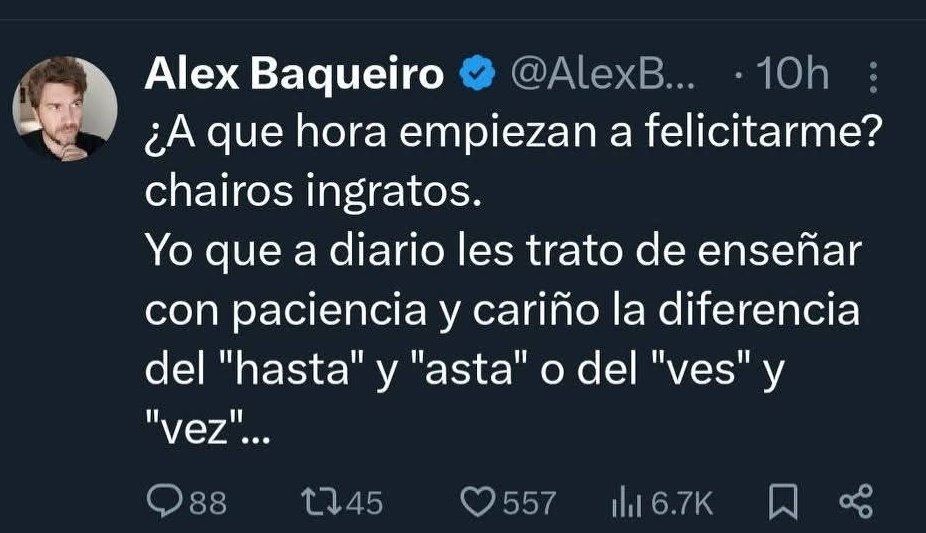 Alex Baqueiro tweet media