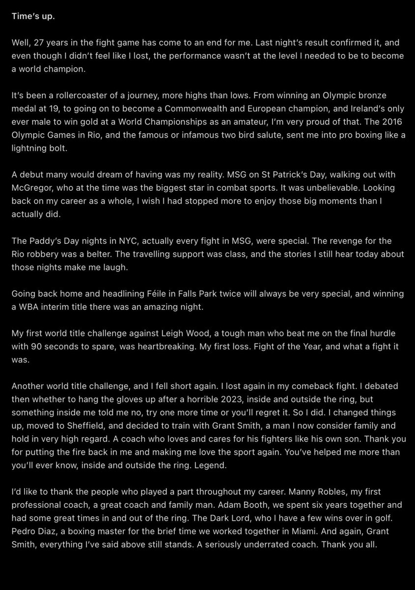 Michael Conlan tweet media