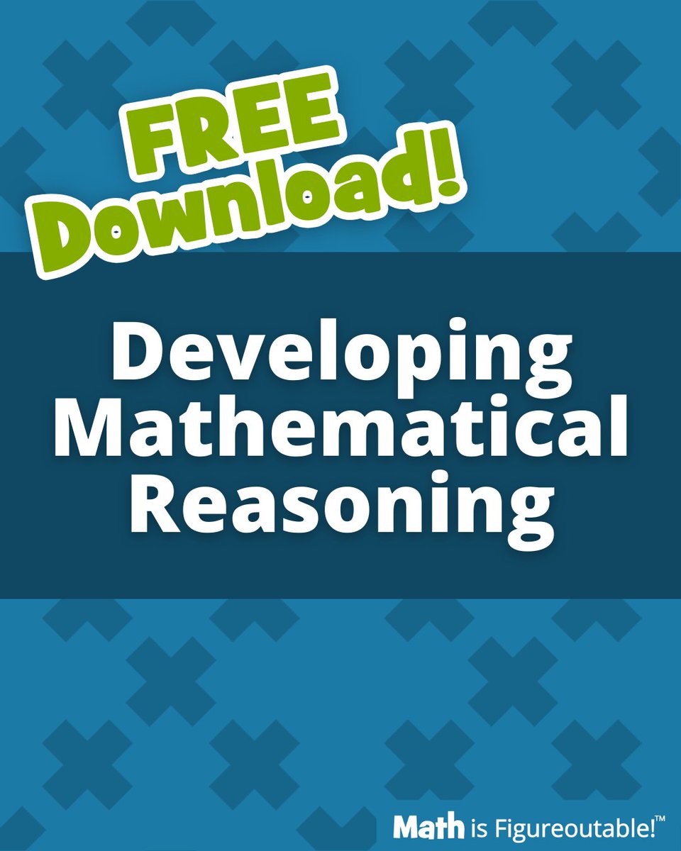 Looking to deepen your understanding of mathematical reasoning?
Download the Developing Mathematical Reasoning graphic—designed for teachers and leaders.

bit.ly/4t06KP9

#MathIsFigureOutAble #MTBoS #ITeachMath #MathEd
