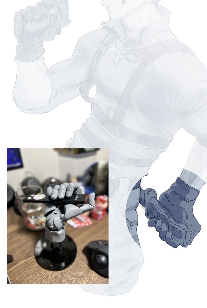 手を描く時のストレスが減った