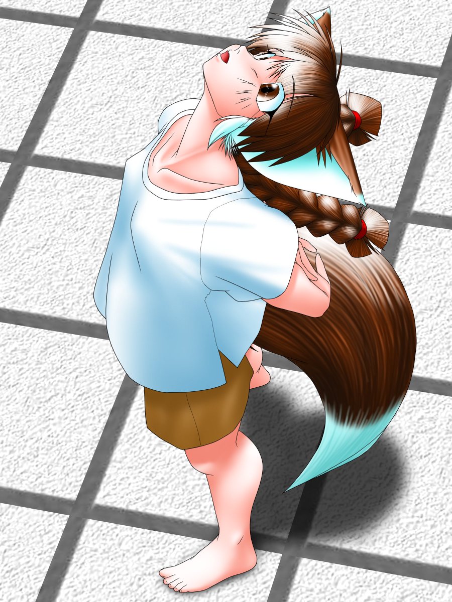 #おまえらマジで25年以上前に描いた絵を投げる勇気があるのかキャンペーン
1999の夏コミだったので26年半ほど前 