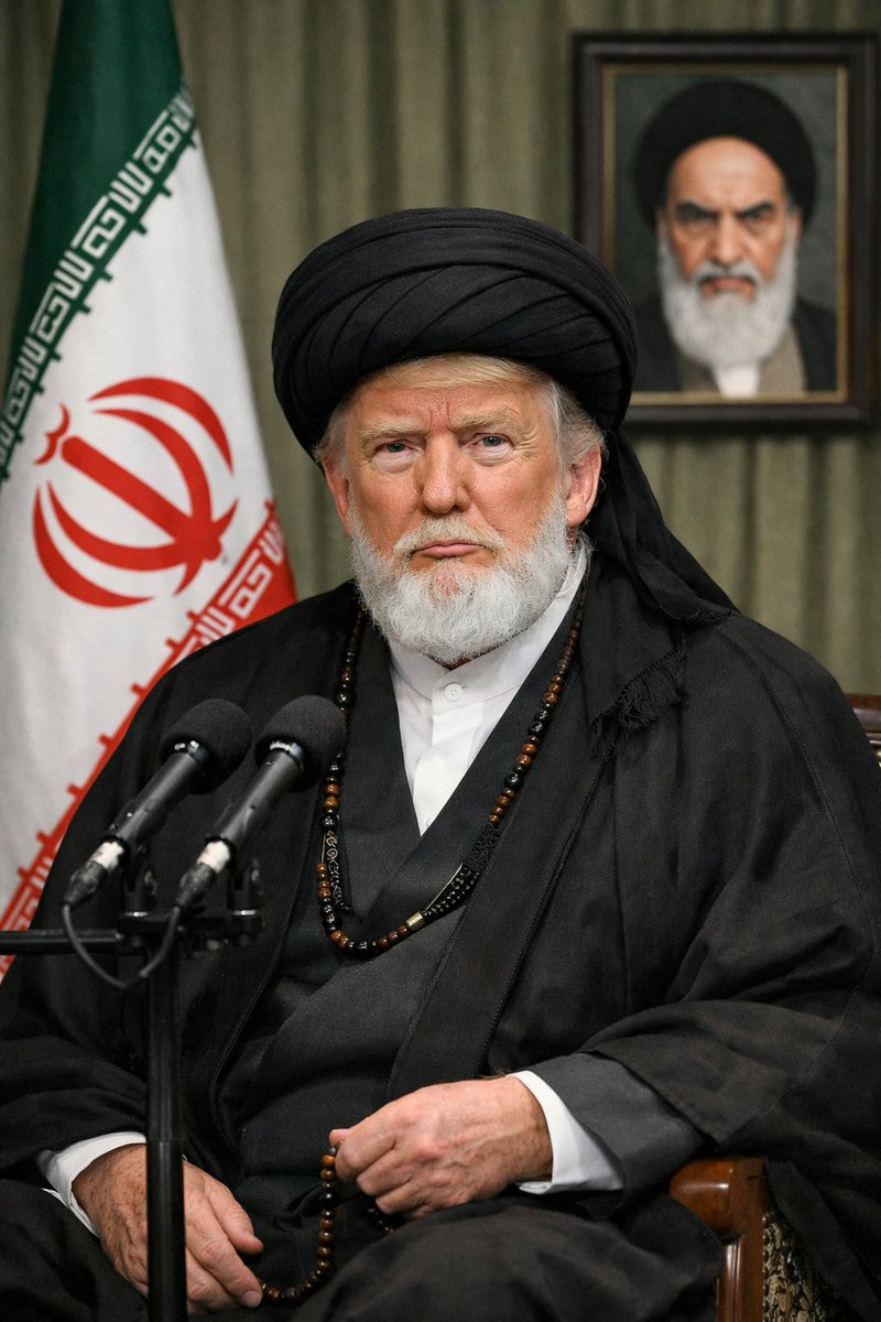Trump Inshallah Inshallah, Trump has defected to Iran and been named the new Ayatollah ...
