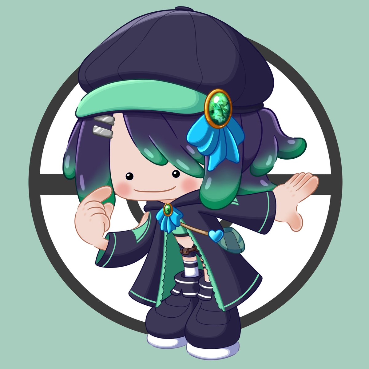 Emile Heart 💚 Femboy Alchemist VTuber 💙 tweet media