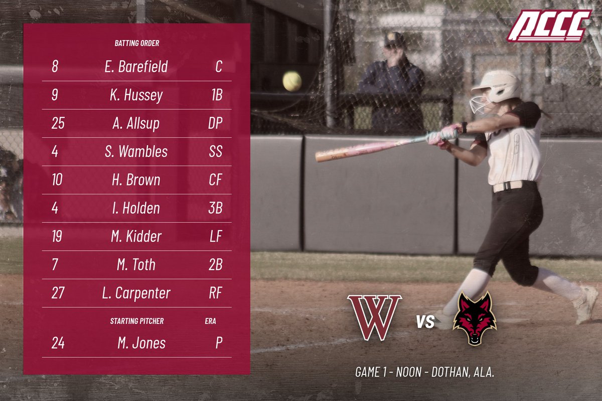 Wallace-Dothan Softball tweet media