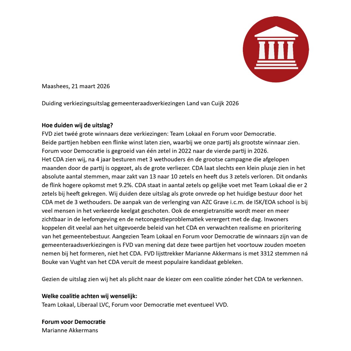 FVD Land van Cuijk tweet media