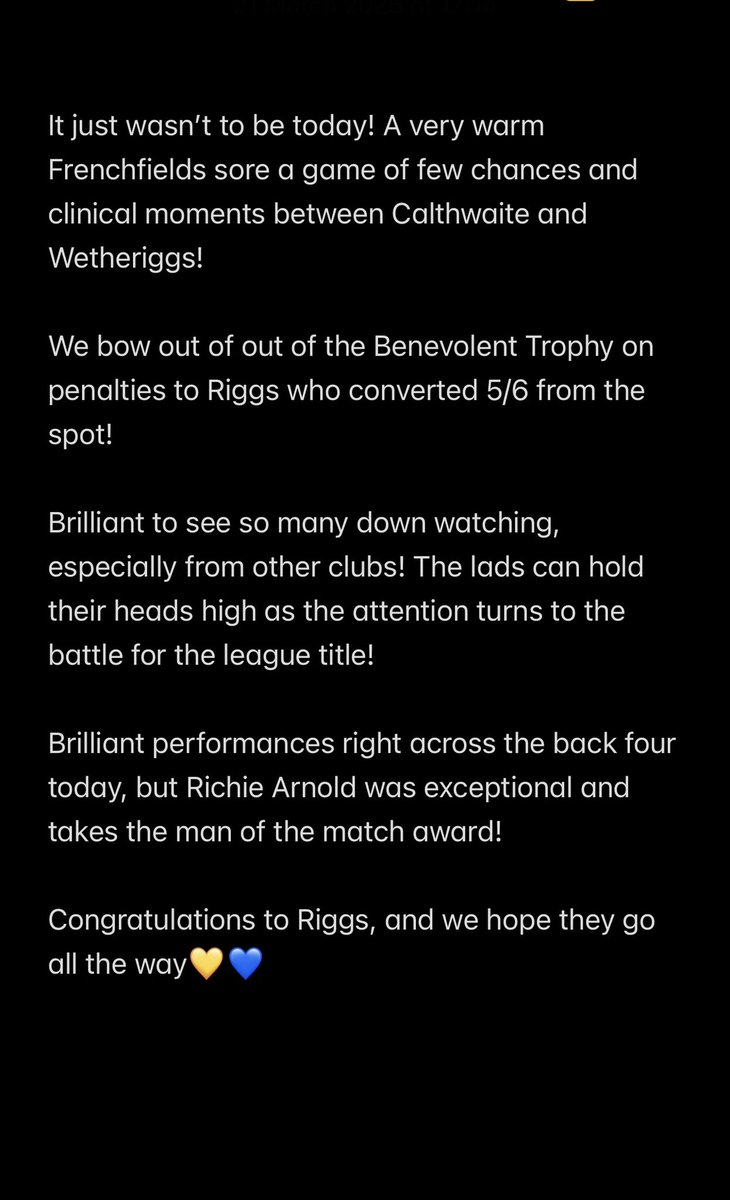 Calthwaite JFC Mens tweet media