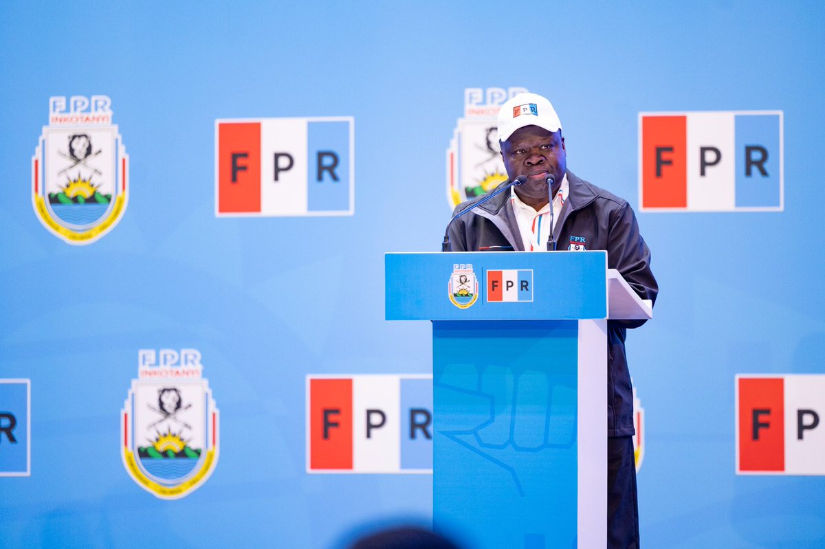 AgaciroPress's tweet photo. In his closing remarks at the 6th General Assembly of the Women’s League, the Secretary General of FPR Inkotanyi, Amb. Bazivamo Christophe, congratulated the elected committee, noting that it is expected to drive sustainable development and assuring them of support in fulfilling the responsibilities they were entrusted with. He also called on everyone to work together in implementing the resolutions adopted during the meeting in order to strengthen the organization. @rpfinkotanyi
@FPRInkotanyiKGL @SGasana2_ @murekajul @FirstLadyRwanda