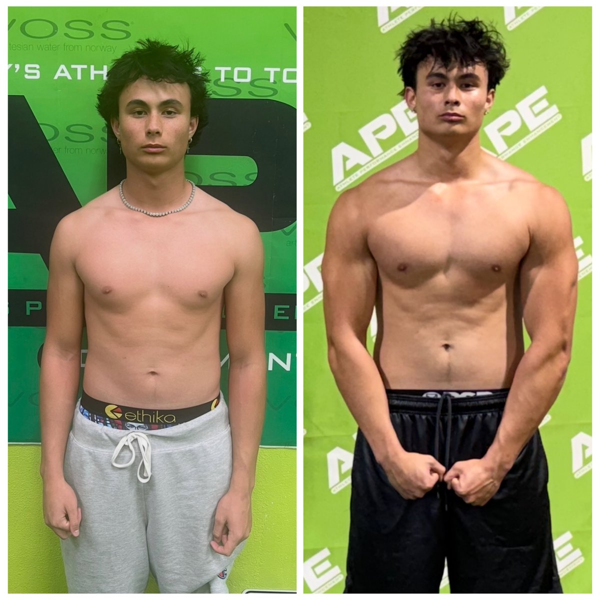apeathletes's tweet photo. @AF_Football @kalebthekatcher Kaleb Garcia 6โ1 210lbs DB State champs Basha๐ AirForce commit๐๐ฝ Off season training will be headed out to College on๐ฅ๐ฅ๐ฅ Ape where progress is the process #justdifferent #Apebred #vca #strengthbyendurance https://t.co/4ZKBDeNYpF