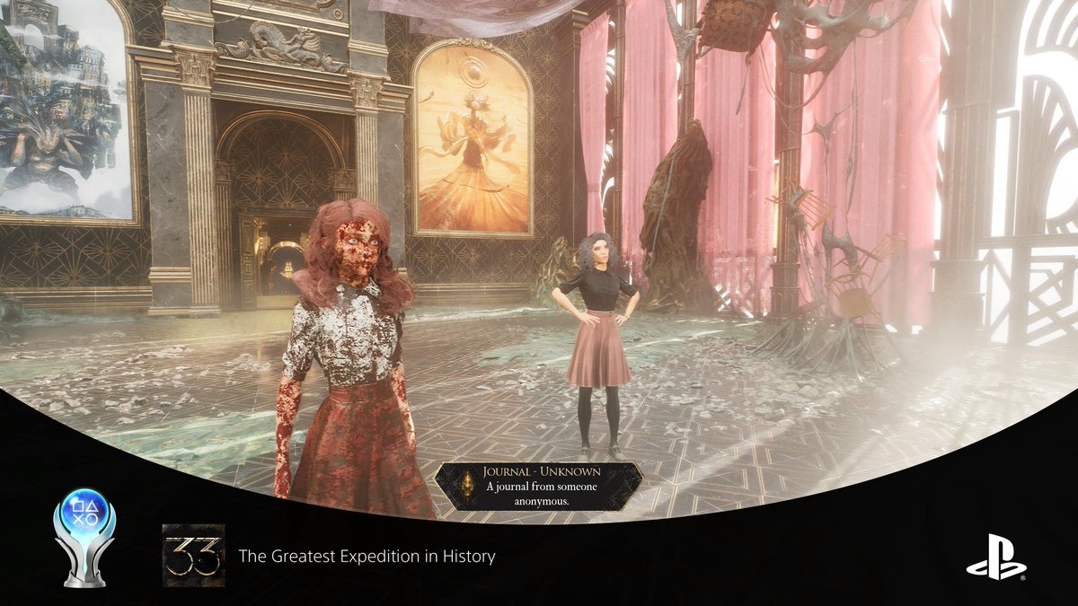 Clair Obscur: Expedition 33
Platinum Trophy #219 🏆

Top-tier combat, brilliant Picto/Lumina systems and a genuinely interesting story.
THE MUSIC! 
One of the best I’ve played in ages. Easy 9+/10.
Incredibly talented team - fully deserved all the awards.
#PlatinumTrophy #PS5Share