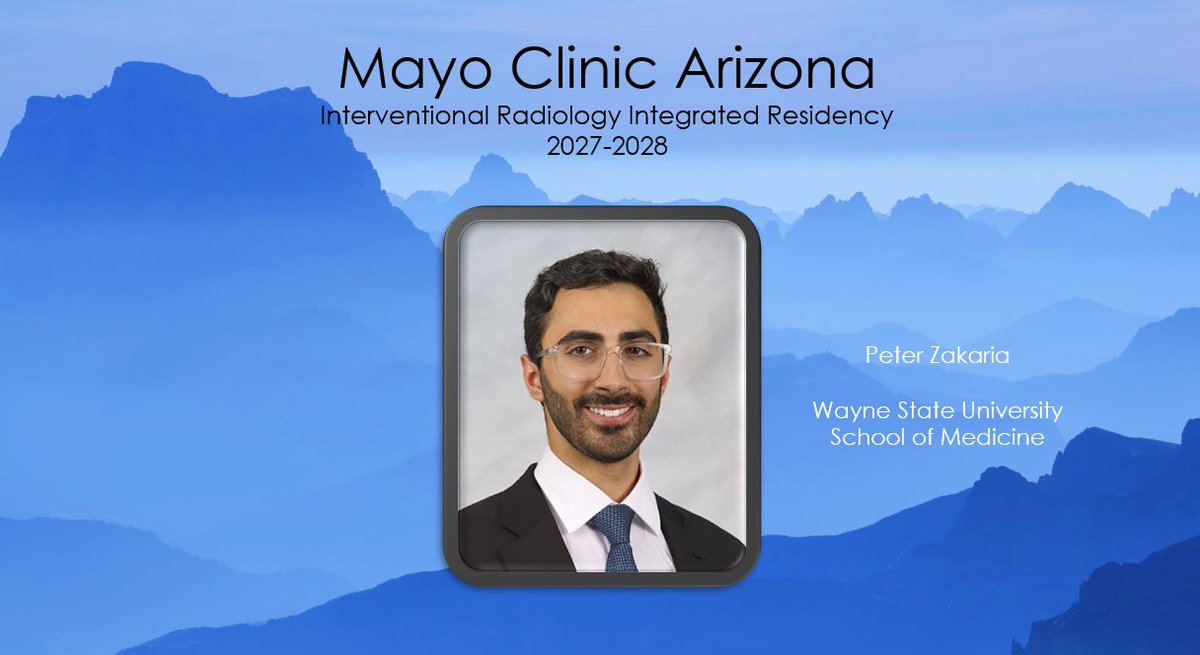 Mayo Clinic Arizona IR tweet media