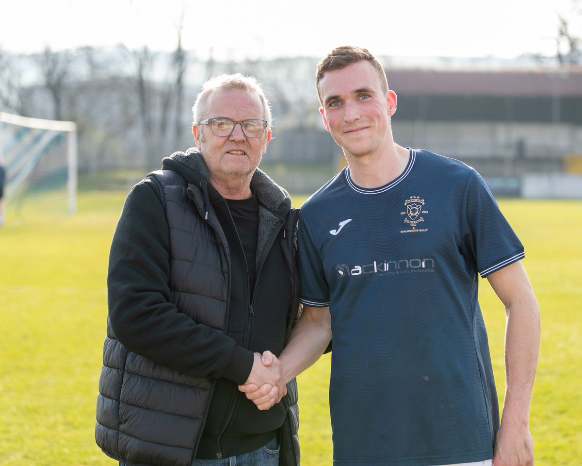 ValeofLeven's tweet photo. Today's Man of the Match was Kevin Strain. Kevin was selected by Match Ball Sponsor Allan Joyce after a commanding shift at right back in the 1-0 win over Giffnock. https://t.co/lWcWy6mi1K
