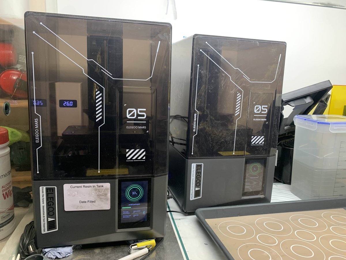 CDFMakerspace's tweet photo. R2 is getting an upgrade thanks to Elegoo, who very kindly donated a new printer for the Makerspace. Diolch to Elegoo for their generosity. 💡 https://t.co/84X72TkYys