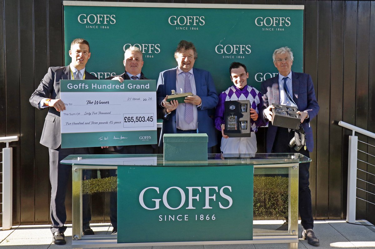 GoffsUK's tweet photo. A brilliant day in the sunshine @NewburyRacing for the Goffs Hundred Grand Bumper. 

Congratulations to connections of LADY HOPE! 

#SpringLoaded | @Summerdown1997 https://t.co/d9T93s8rTv