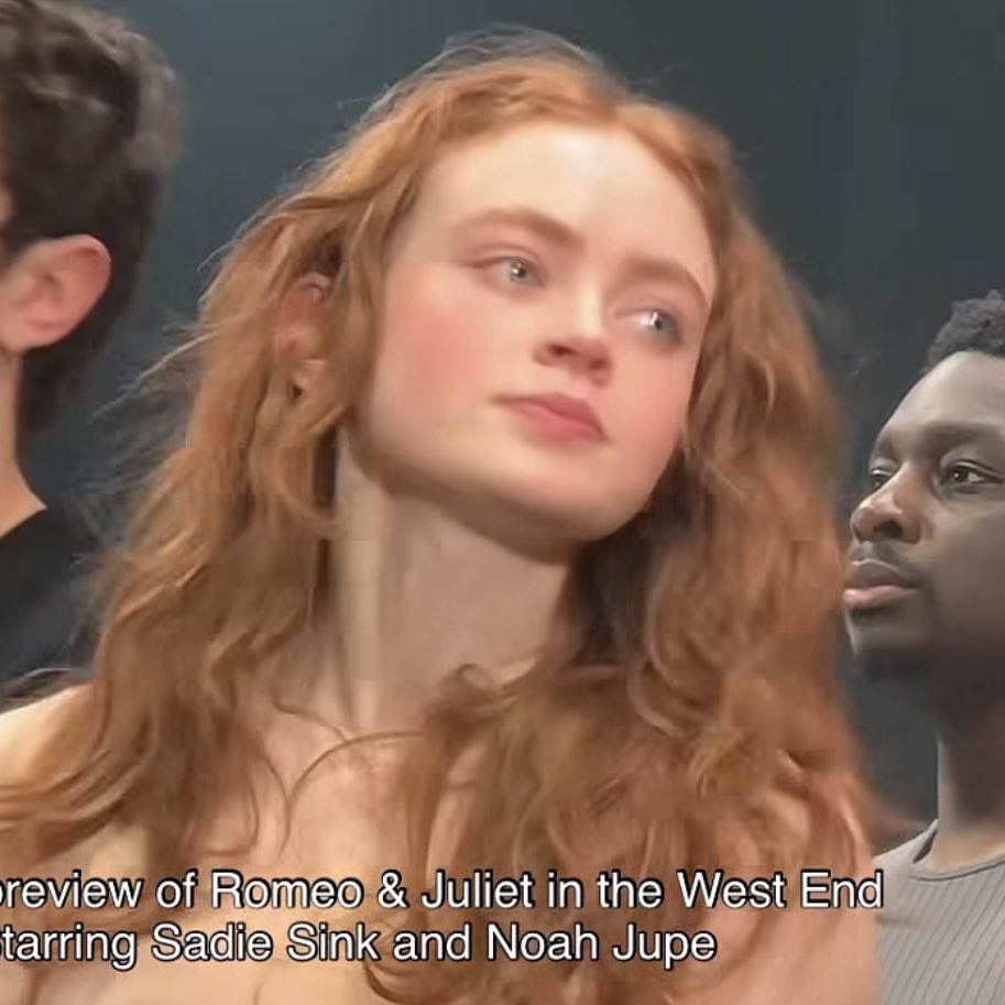 sadieposts's tweet image. sadie during the romeo &amp;amp; juliet curtain call via ipekaltinoz on instagram 📸