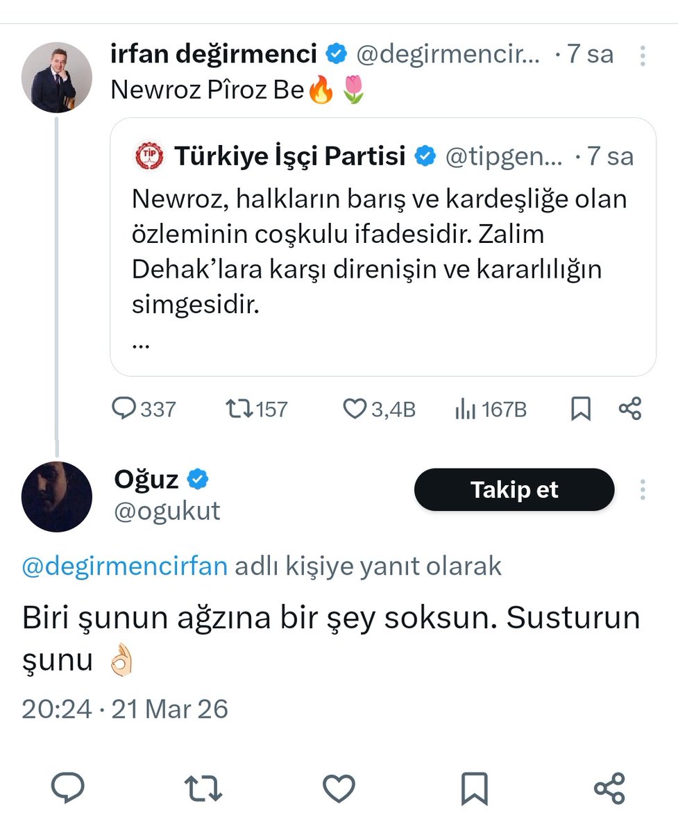 irfan değirmenci tweet media