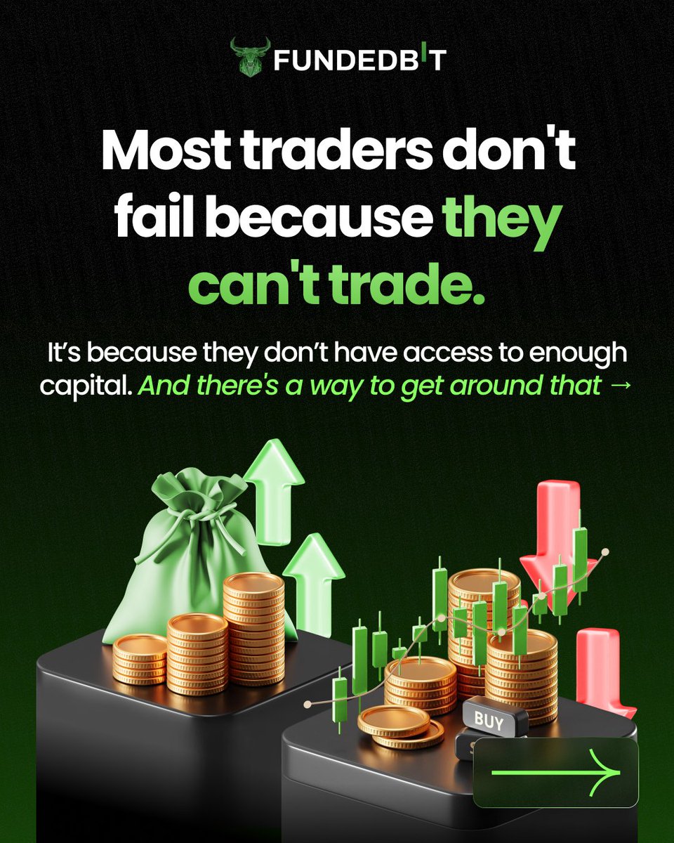 fundedbitcom's tweet photo. Most traders don’t fail from lack of skill.
They fail from lack of capital.
A 10% return on $500 is $50.
On $50,000, it’s $5,000.
Same skill. Different outcome.
Funded trading changes the game.
#Fundedbit #CryptoPropFirm #CryptoTrading #FundedTrader #TradeSmart 📈🚀 https://t.co/s1wcbfTc8n