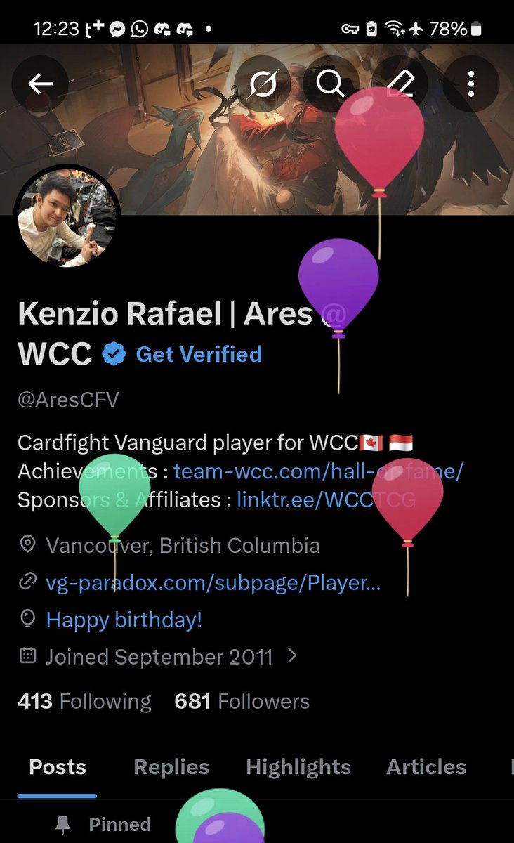 Kenzio Rafael | Ares @ WCC tweet media