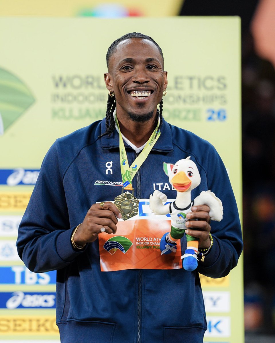 𝐖𝐨𝐫𝐥𝐝 𝐈𝐧𝐝𝐨𝐨𝐫 𝐂𝐡𝐚𝐦𝐩𝐢𝐨𝐧 🥇🦁🌎

#atleticaitaliana #WorldIndoorChamps