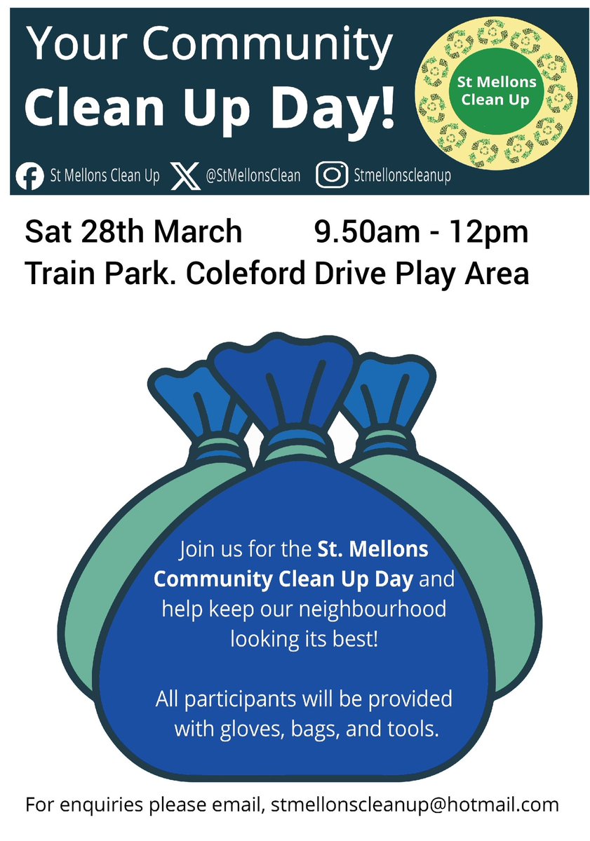 St Mellons Clean Up tweet media