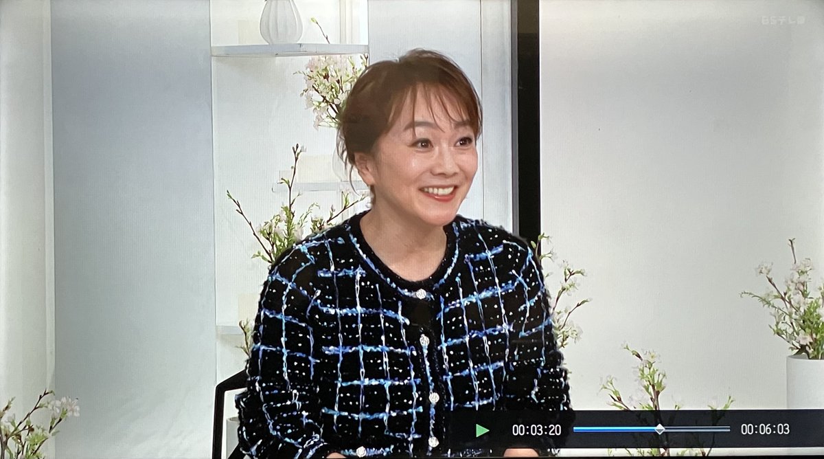 masah's tweet photo. BSテレ東「教えて！ドクター　家族の健康」

前回シリーズの水仙に続き、今度は桜の数がこわい。 https://t.co/QJxpWkXwUB
