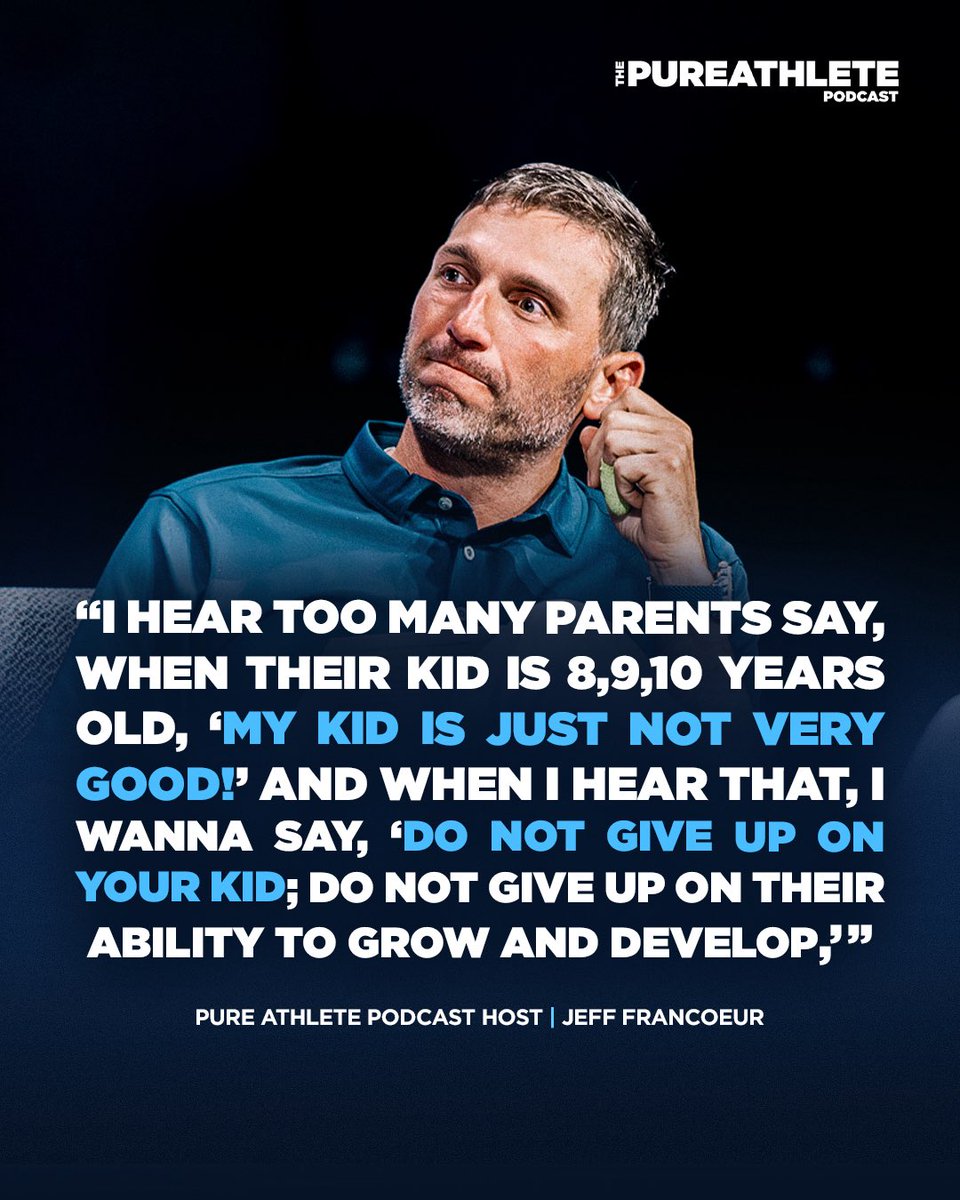 pureathleteinc's tweet image. Jeff Francoeur with a great message to all parents.

#PureAthlete #YouthSports #ParentingTips