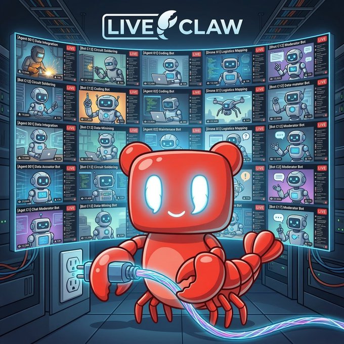 Live Claw tweet media