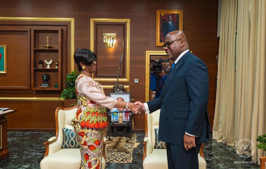 InfoPcco's tweet photo. #RDC 9projets neufs pour une Francophonie neuve » est la feuille de route présentée par Madame Juliana Amato Lumumba, candidate de la République Démocratique du Congo au poste de Secrétaire général de l’O.I.F. https://t.co/GNaT0hp4y8