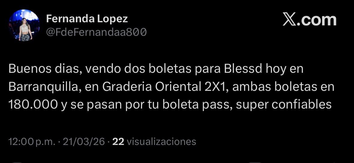 Estafas Boletas Colombia ⚠️‼️ tweet media