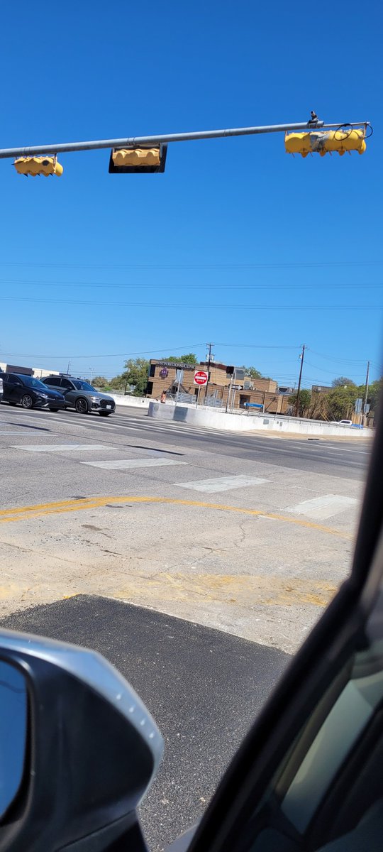 yweldon's tweet photo. Topless woman  with a hulahoop on Ben White 
@ S 1st here in South Austin https://t.co/eOVU6wTqlA