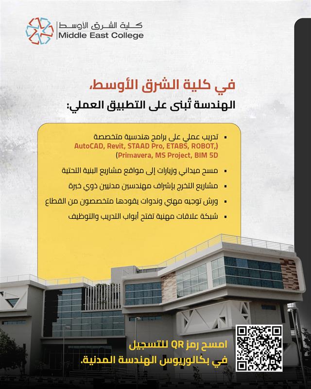 Middle East College كلية الشرق الأوسط tweet media