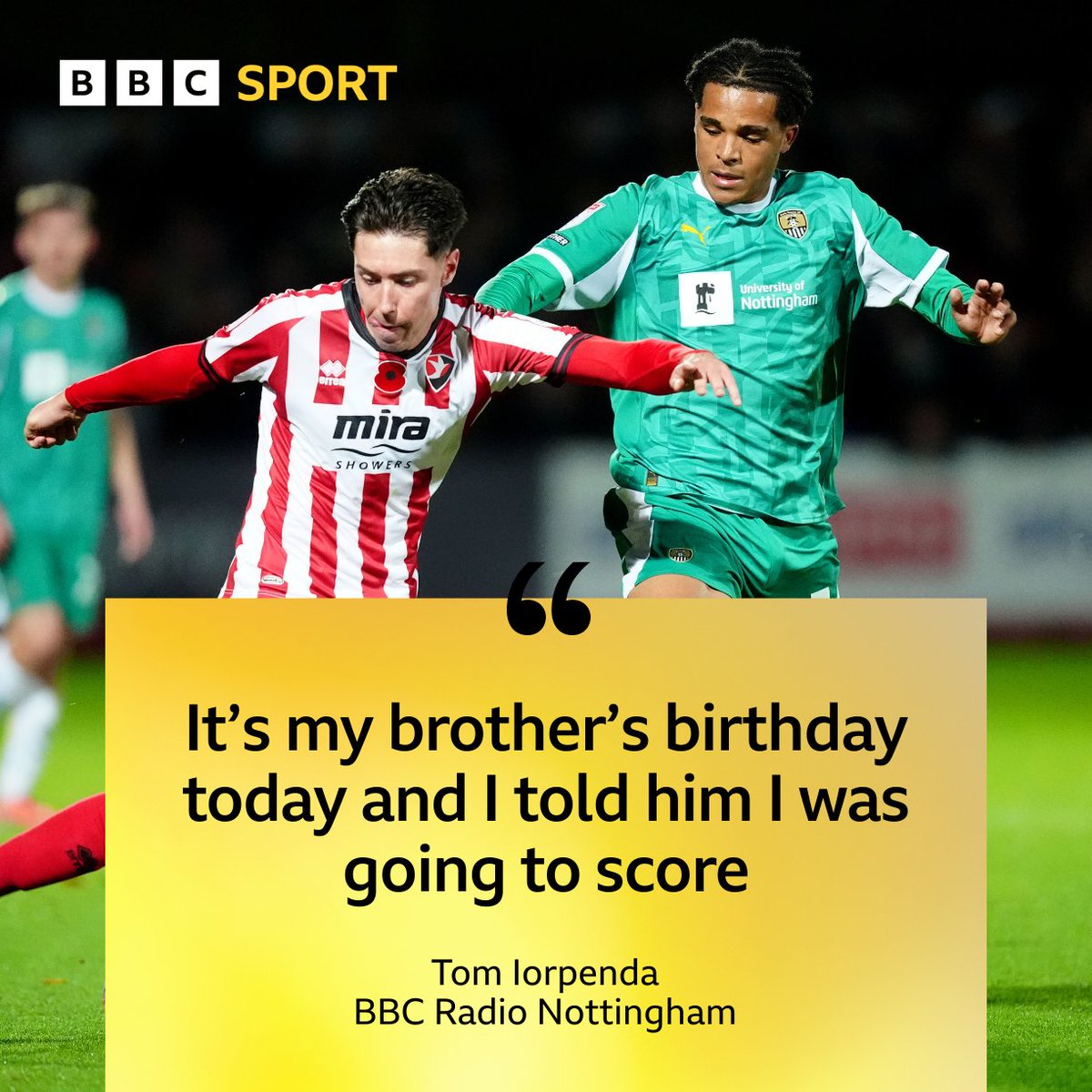 BBC Nottingham Sport tweet media