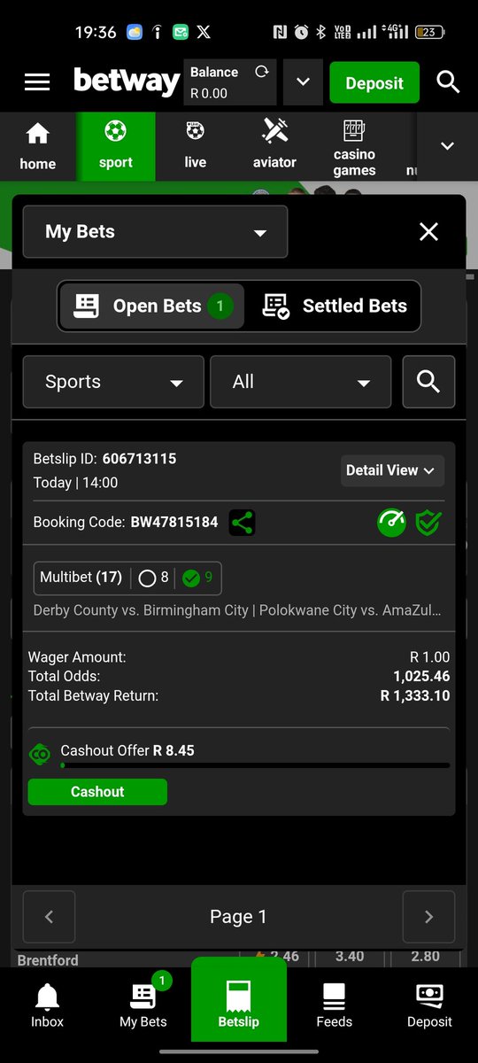 ushlerntuli's tweet photo. @Jeremiah_b_off I also went in with my last R1... I hope it wins ...am praying it does yaz. I really need the moola https://t.co/HOp3XHK0Og