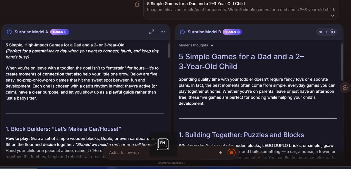 basya213063's tweet photo. @yupp_ai  As a dad on parental leave, I found 5 simple games that keep my 2–3‑year‑old busy, happy, and learning — and they’re also perfect for content on @yupp_ai. 🧩✈️🏠
#YuppAI #Parenting #DadLife #ContentCreator #ChildDevelopment https://t.co/MCxtLpgoF3