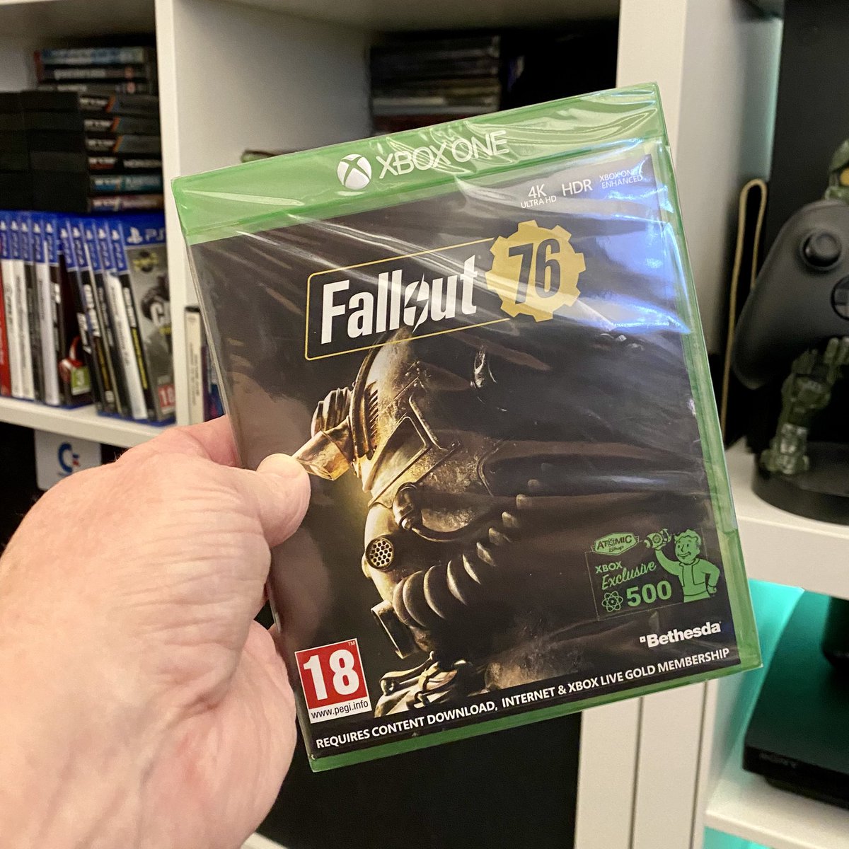videogametastic's tweet photo. Fallout 76 by Bethesda is off to a new home… #XBOXOne #Fallout #Bethesda https://t.co/CCU73YBgsK