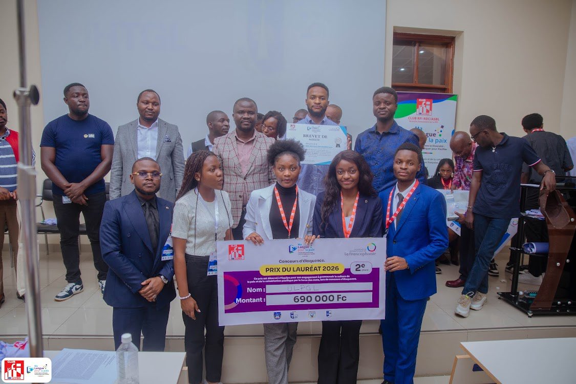 stoiciensky's tweet image. 🔴#Goma : l’@Unigom_RDC remporte le concours d’éloquence « Ma langue pour la paix » organisé par le @RfiRdc Club Rfi Goma. Une compétition marquée par des débats de haut niveau et l’engagement des jeunes pour la paix et le vivre-ensemble.🏆 
@UNESCO @RFI @Com_mediasRDC @FRANCE24