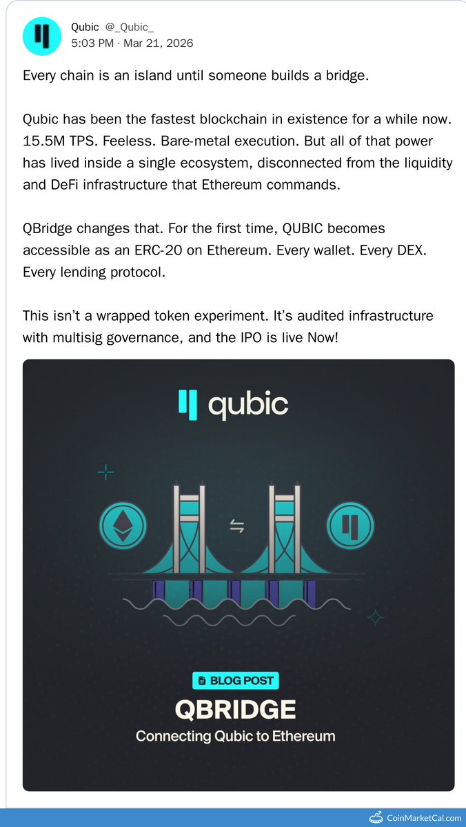 CoinMarketCal Bot tweet media