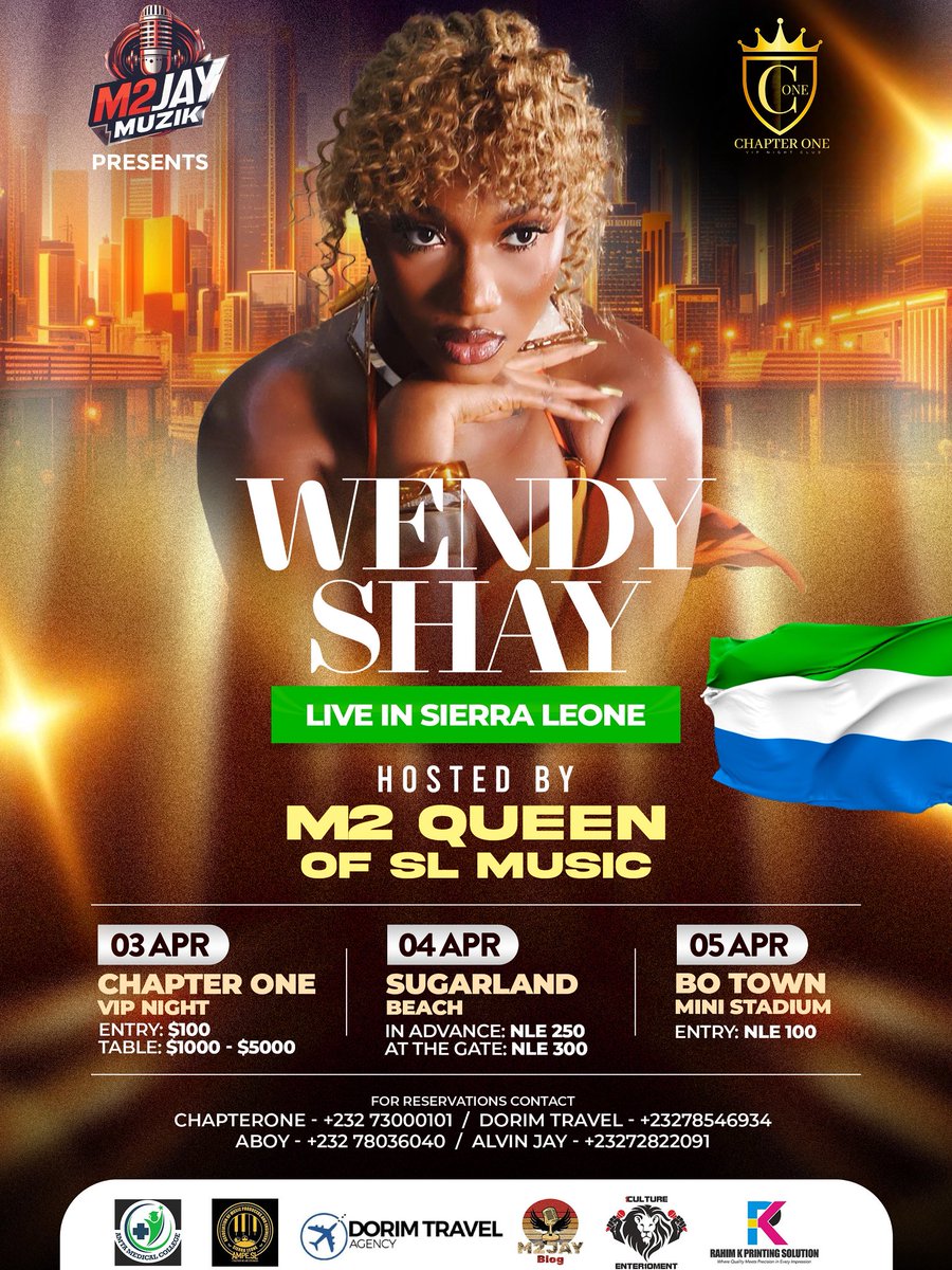 wendyshaygh's tweet photo. See you soon Sierra Leone 🇸🇱 🔥. https://t.co/7Fh8dRb2gW