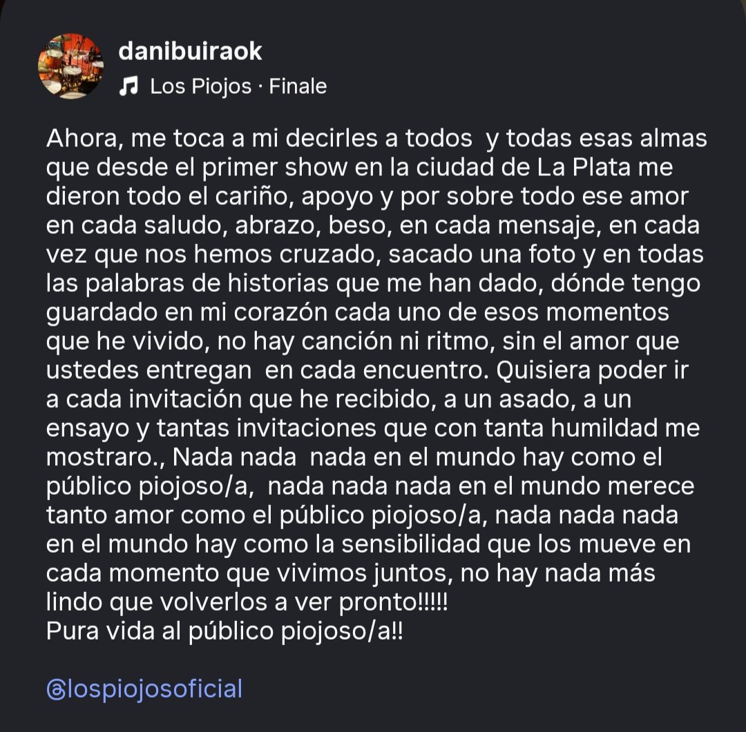 majomarinaro22's tweet photo. ...Nada nada nada en el mundo merece tanto amor como el publico Piojoso... Lo que te vamos a extrañar 😭💔... https://t.co/KWqUyIAwfL