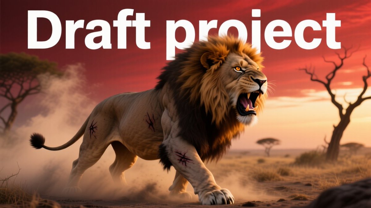 Pashtocartoon10's tweet photo. LION ROAR ANGRY ATTACK In a parched savanna, a wounded lion face rejecting weakness for one last stand. Can a single roar change his fate and reclaim his rightful place? #Wildlife #Nature #Lion #Survival #MagicLightai https://t.co/Fo1UvZkDdy