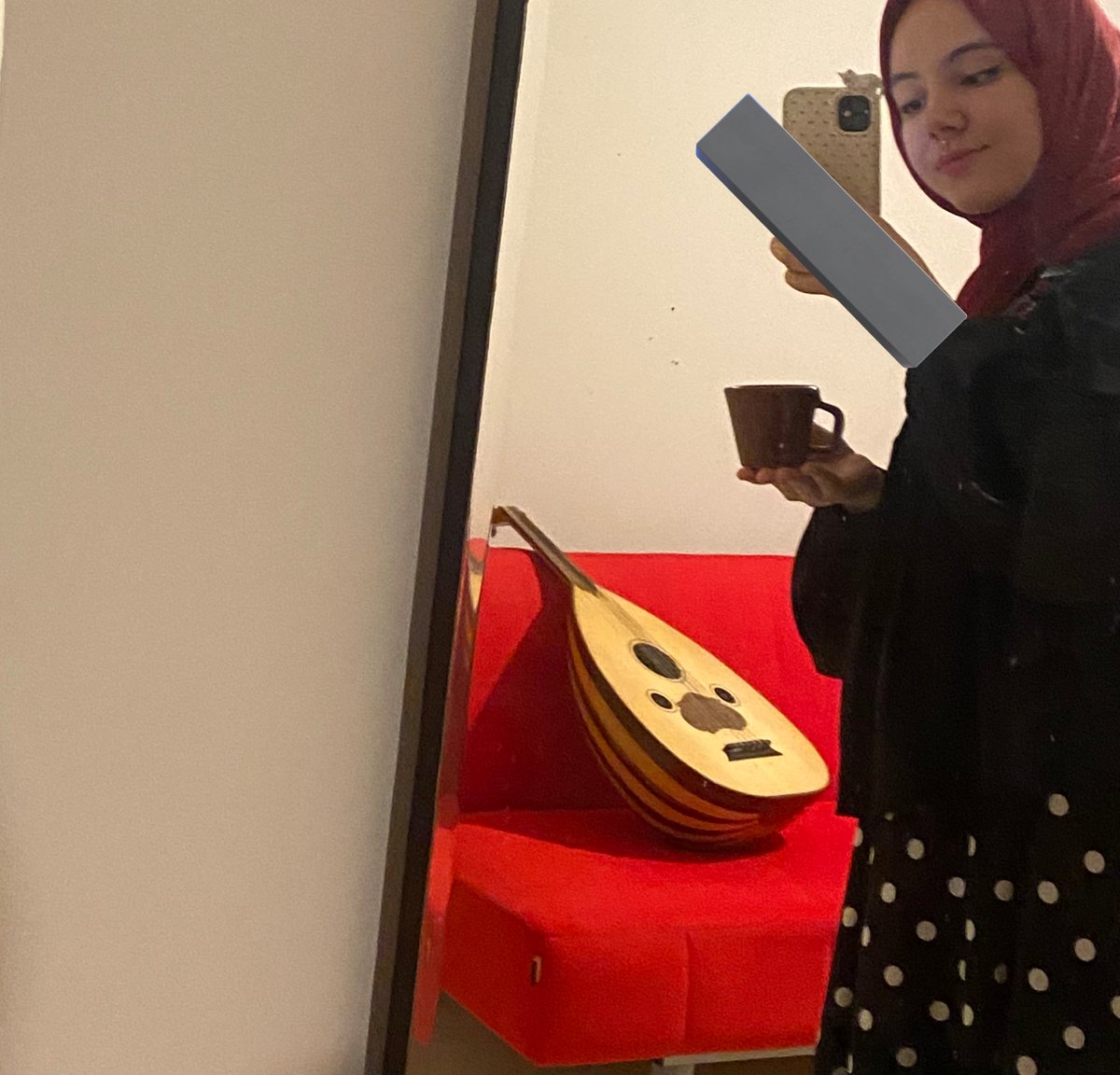 ev, kırmızı, türk kahvesi ve de ud tamiri. sevdiğim her şey tek karede