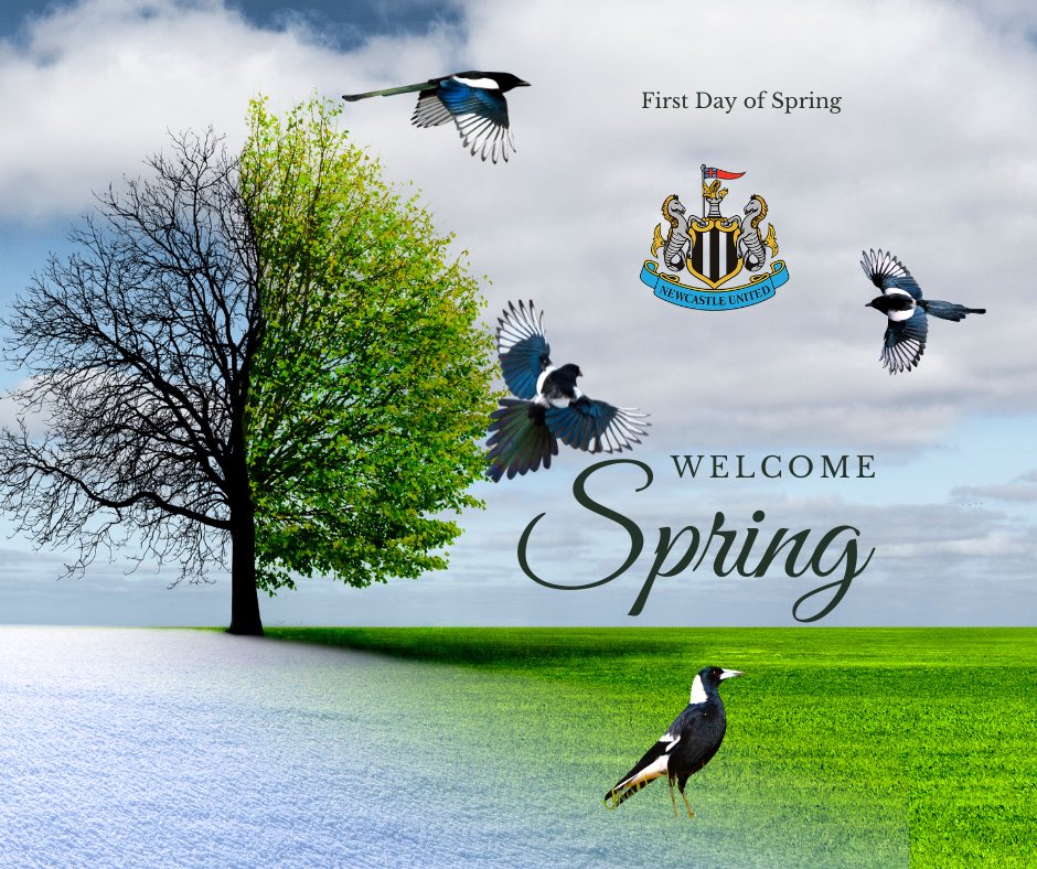 jluisbonilla13's tweet image. To Newcastle fans everywhere — may this season of renewal bring more memorable moments, more reasons to believe, and more noise from the #ToonArmy. Happy first day of spring, Geordies. #NUFC #HowayTheLads #EPL