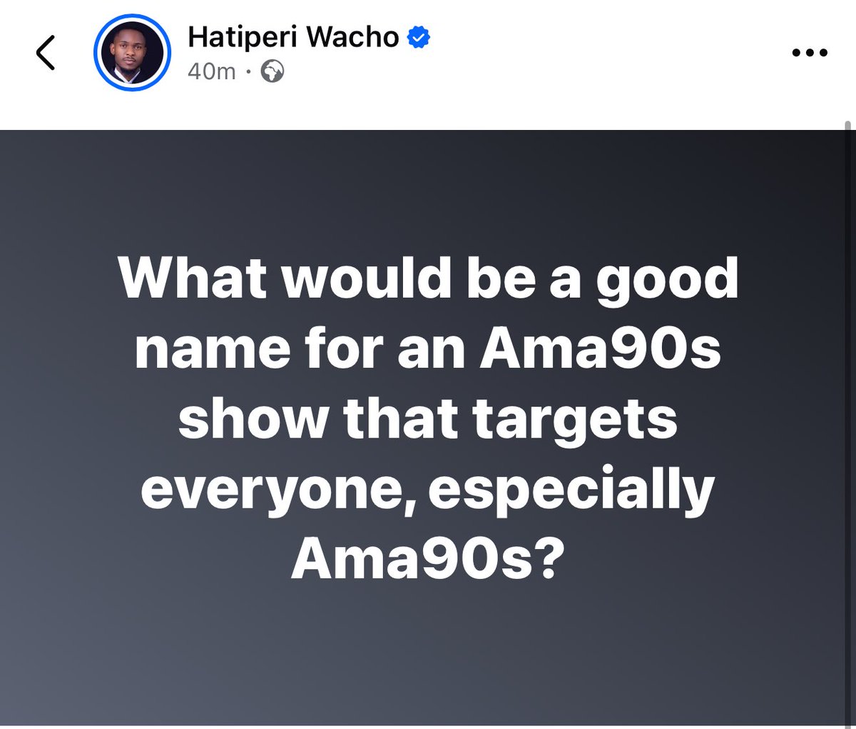 MR MATAYI 👔 tweet media