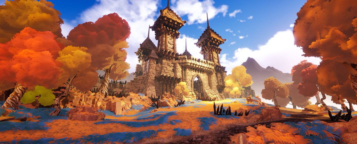 CgGlode's tweet photo. Spent time today updating my Unreal Engine 5 environment.  Reworked some meshes, added the new substance designer materials I've worked on. 

Still playing with foliage and trying to do something different with it. Trees alpha cards will get updated soon as well. https://t.co/SRCtTt9vfh