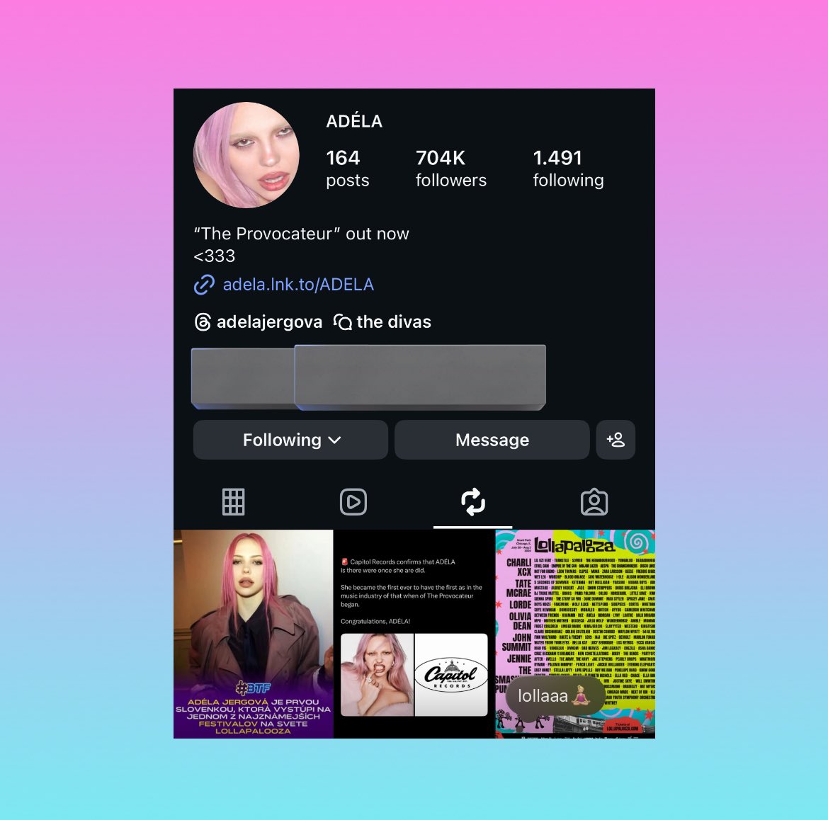 adela’s diary tweet media