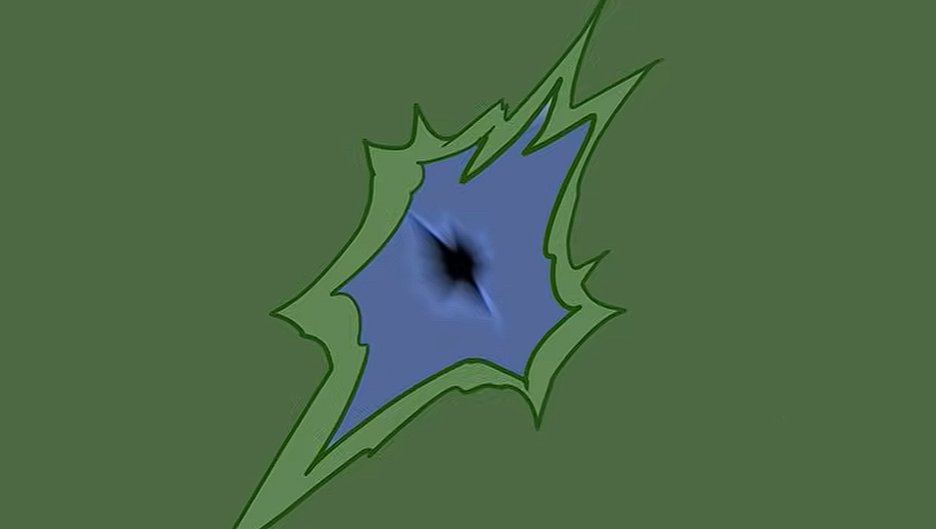 TruthlessBeast's tweet photo. What are these suspicious holes doing in the trailer animatic? Why are they blue and brown specifically👀💦 #shadowvanilla https://t.co/8n8P5dsADH